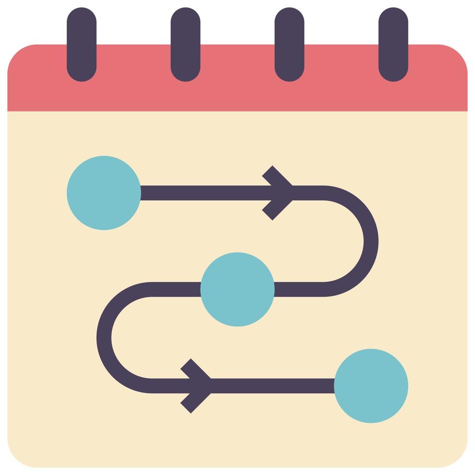 ícone do processo de planejamento vetor