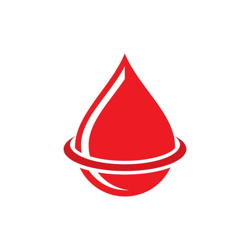 ilustração de ícone de vetor de logotipo de sangue