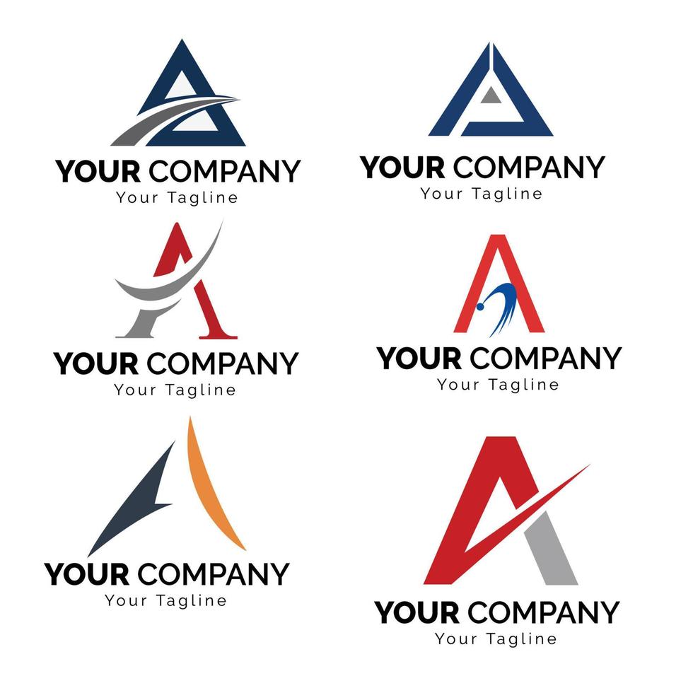 letra mínima criativa um design de logotipo 2. logotipo de negócios premium. vetor livre