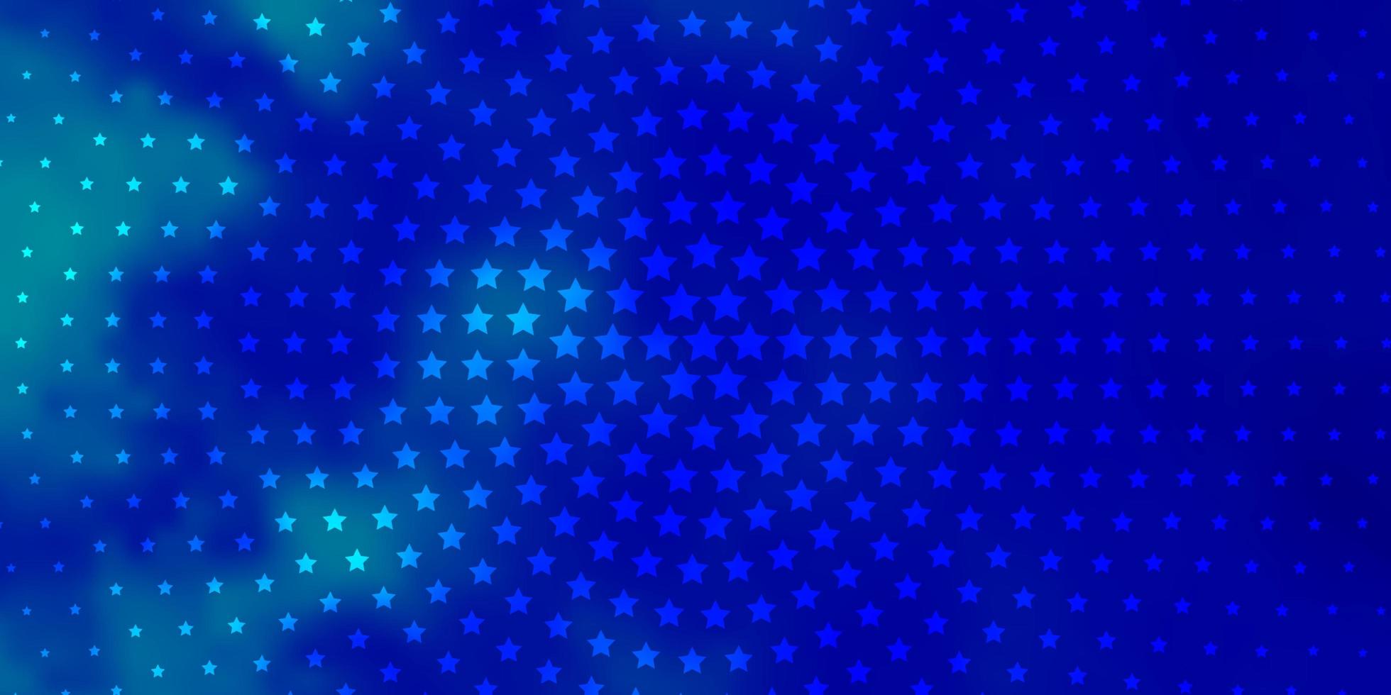 textura vector azul claro com lindas estrelas.