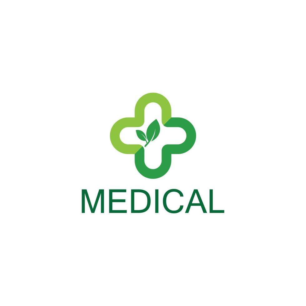 logotipo médico de saúde vetor