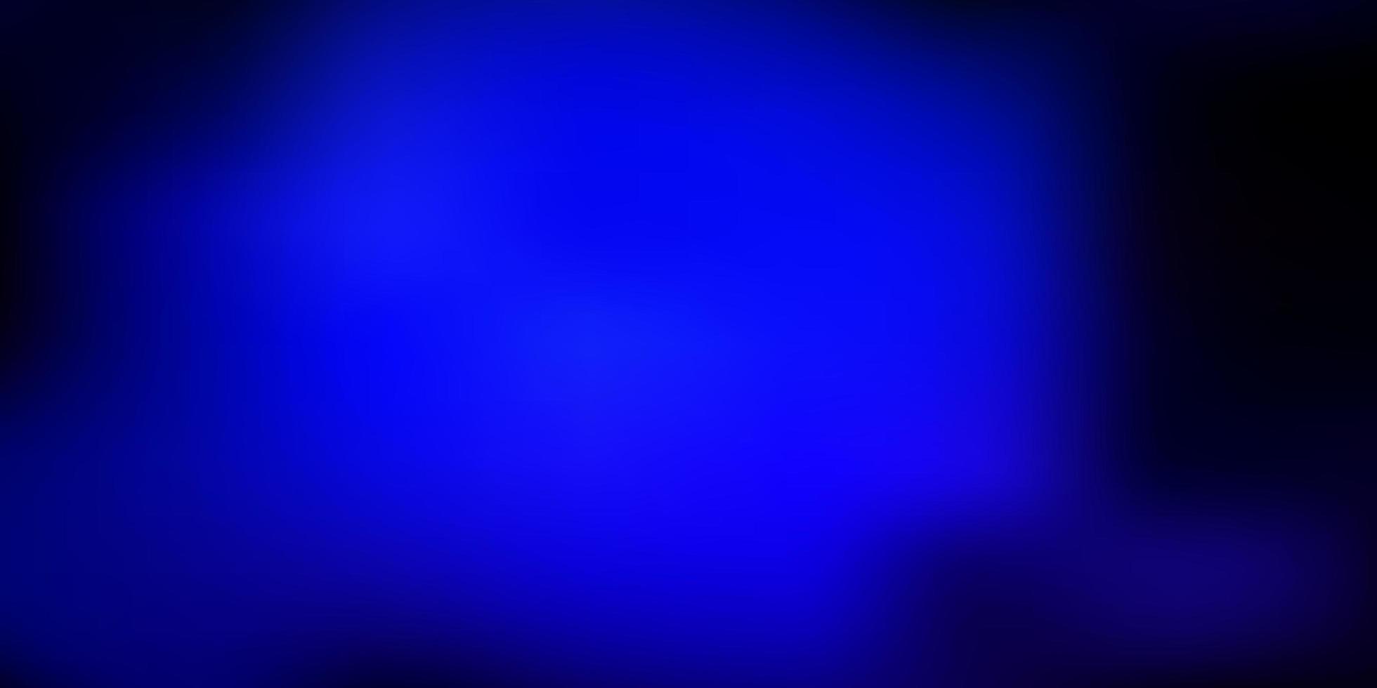 layout de borrão abstrato de vetor azul escuro.