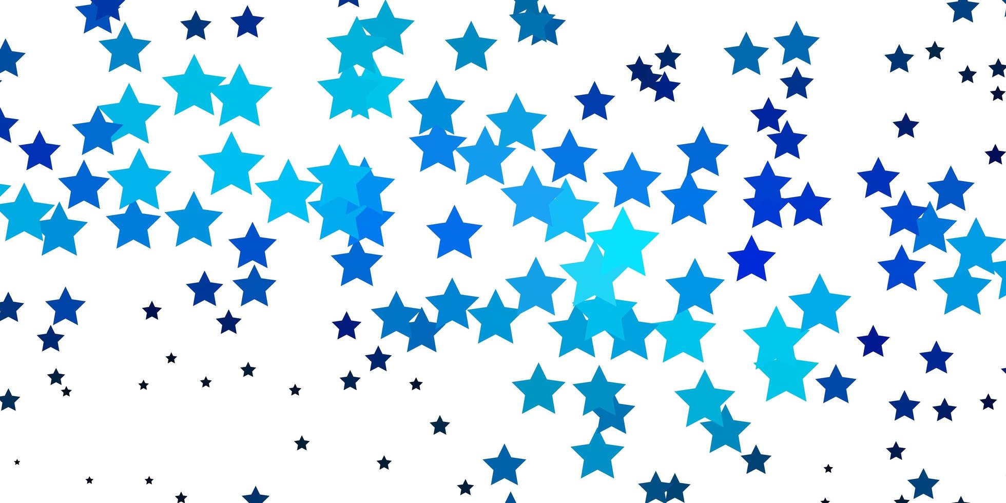 textura vector azul escuro com belas estrelas.