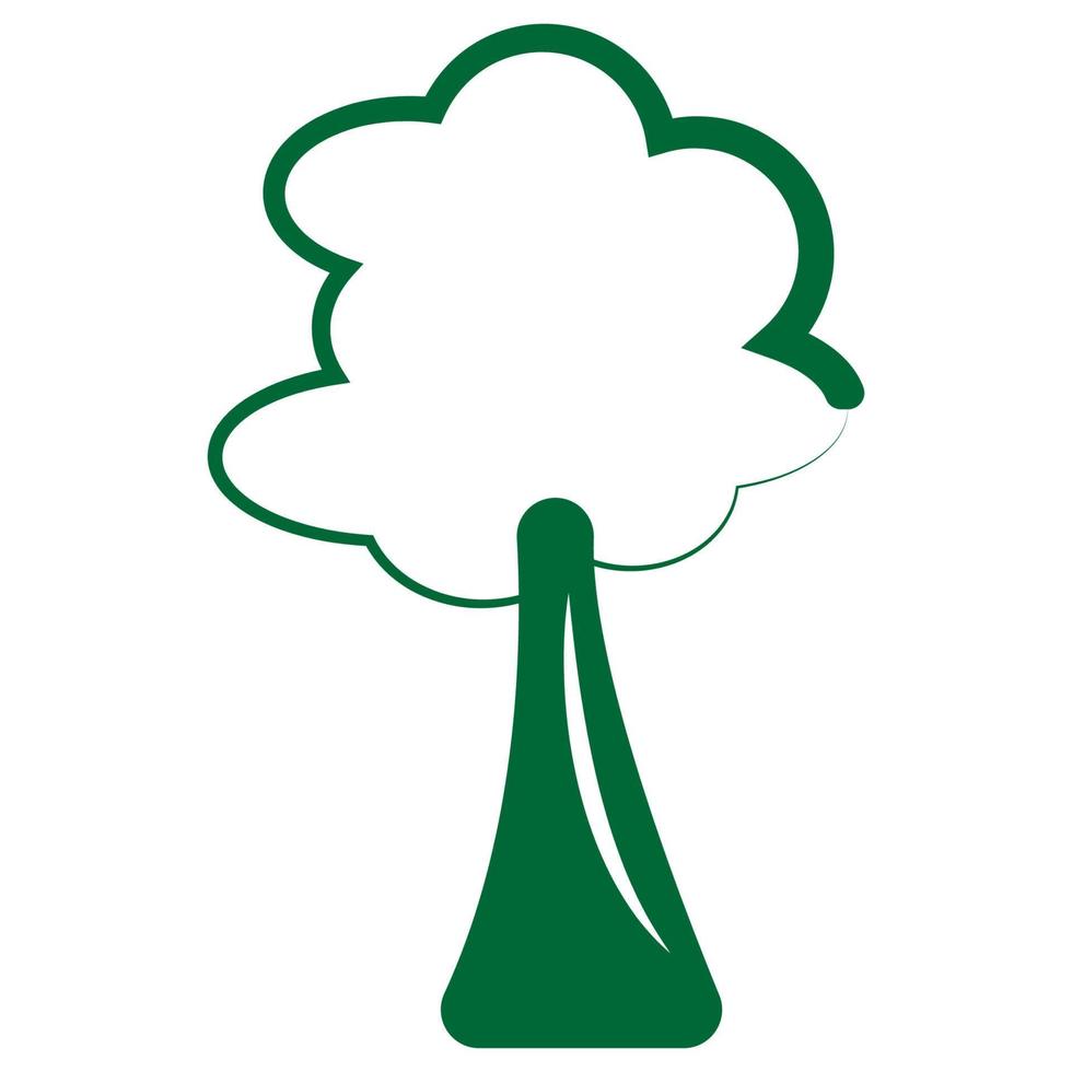 vetor de ilustração de ícone de árvore