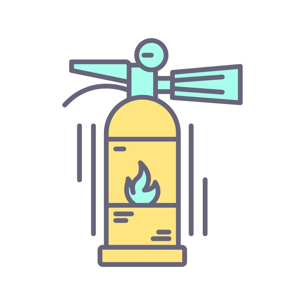 ícone de vetor de extintor de incêndio