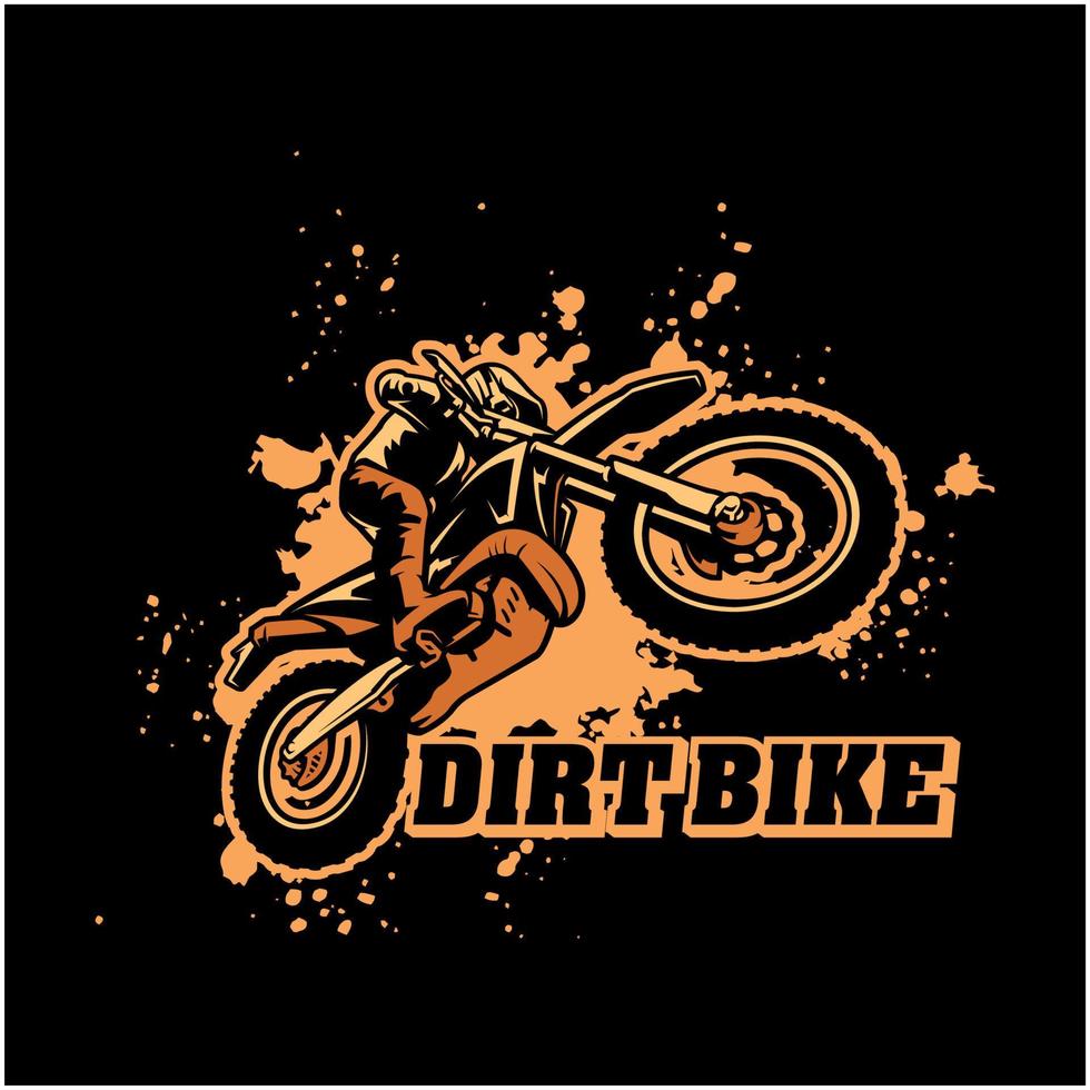 emblema de emblema de motocross de esporte de aventura logotipo pronto vetor