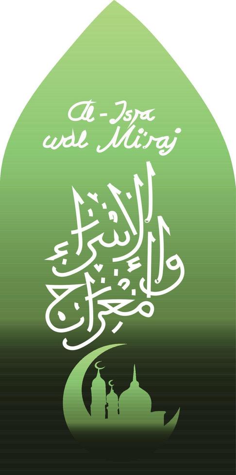 vetor isra miraj