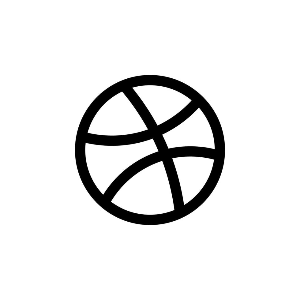 logotipo de drible, ícone de drible vetor grátis