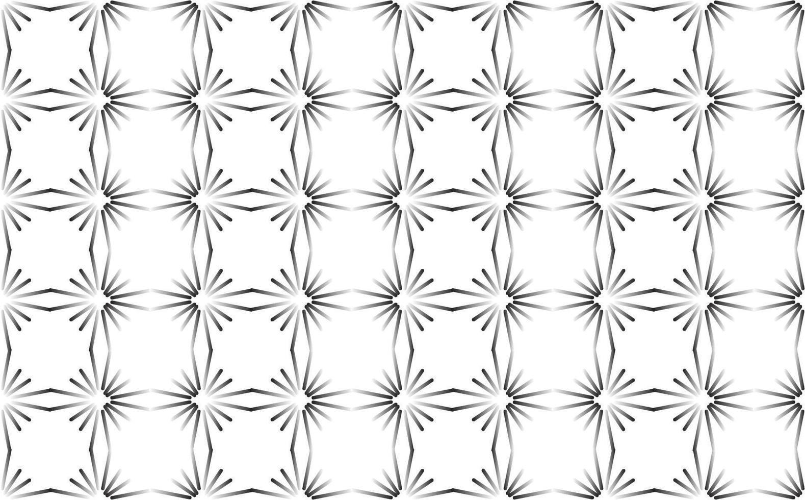 padrão de estrelas gradiente preto e branco. adequado para marca, tecido, capa, pôster, cartão e papel de parede. vetor