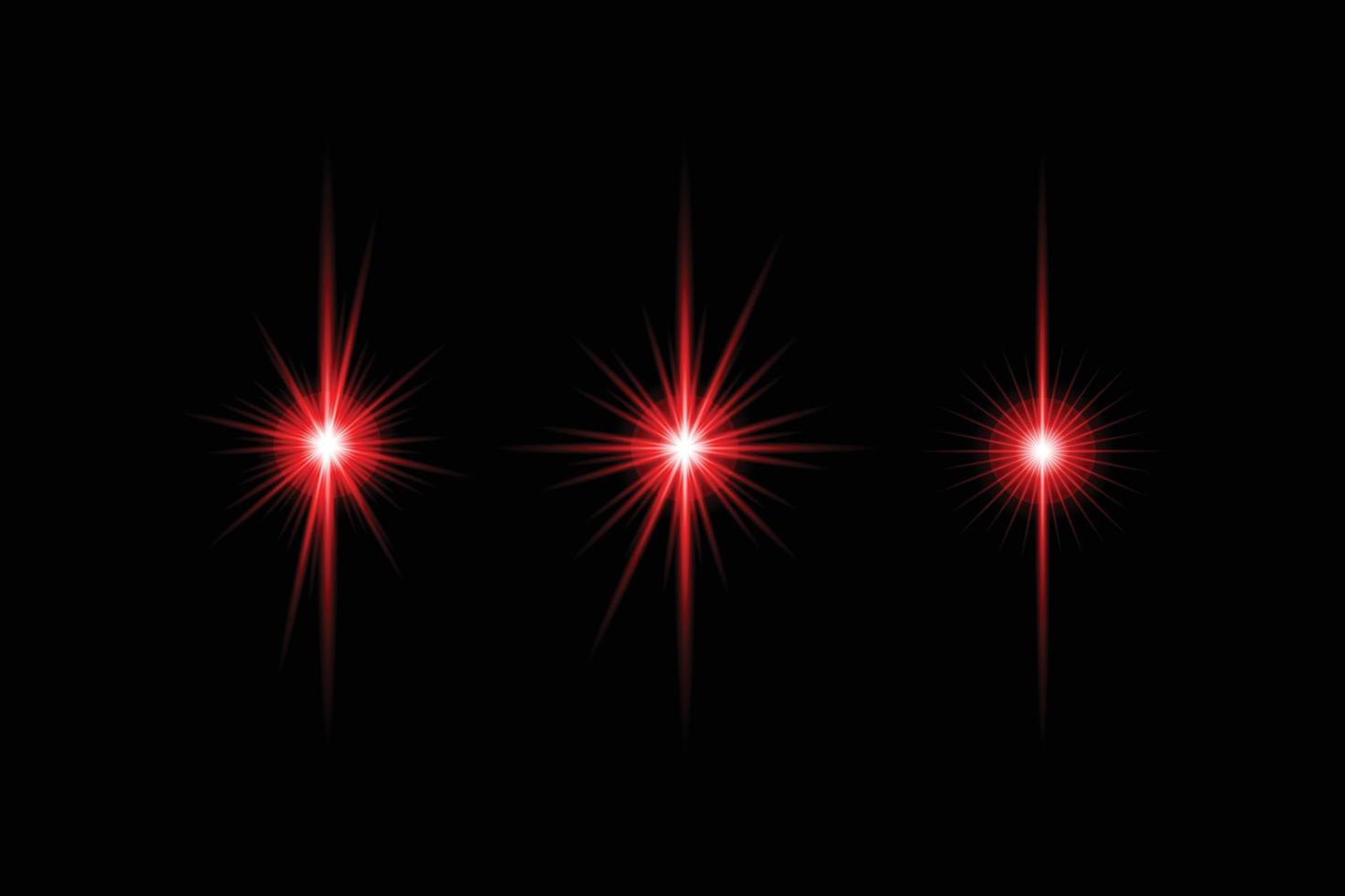 vetor efeitos de luz de reflexo de lente colorida eps grátis