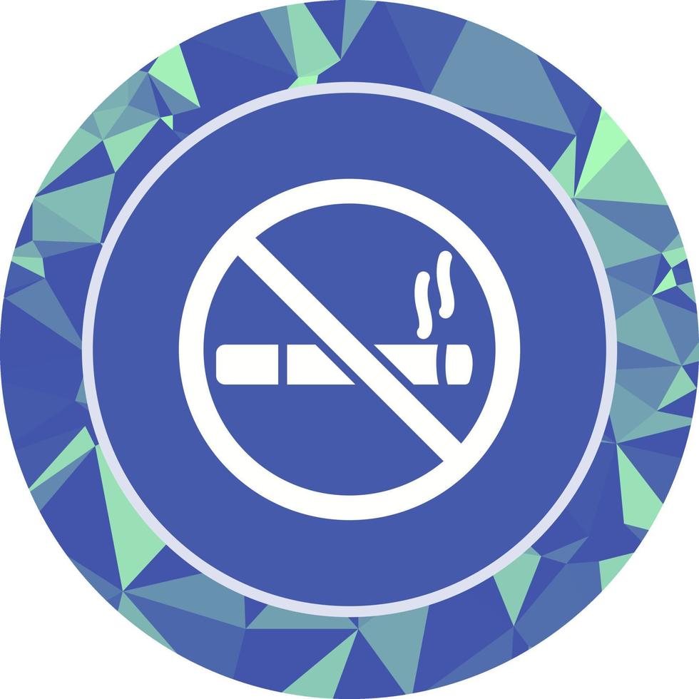 parar de fumar ícone vetorial vetor
