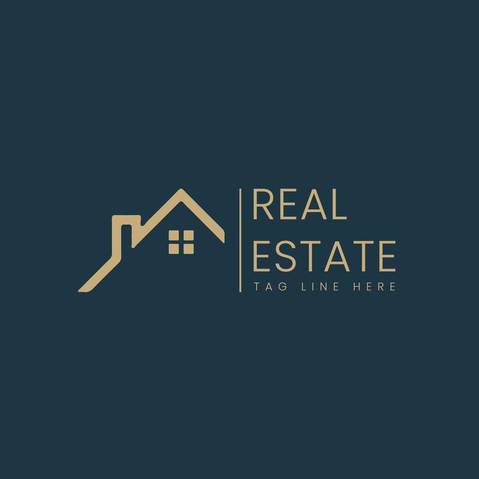 design de logotipo imobiliário vetor