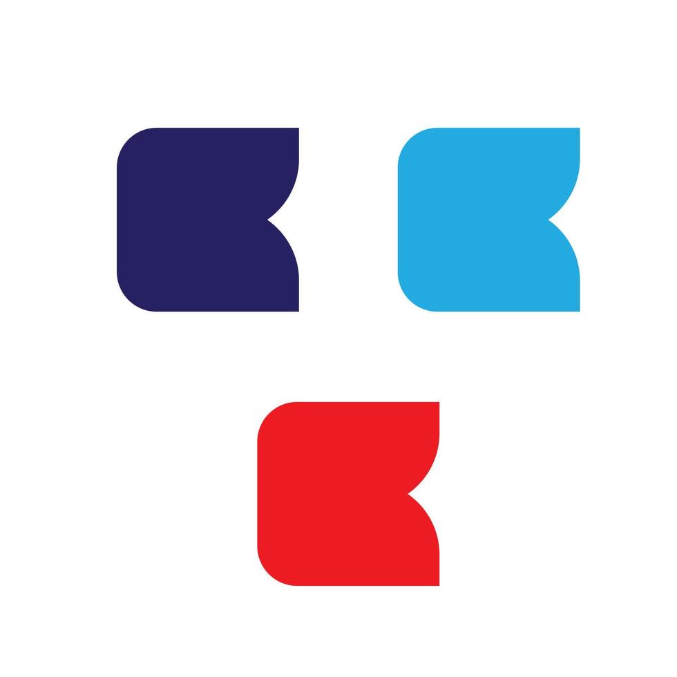 logotipo limpo e elegante formando a letra b vector design do logotipo da banda