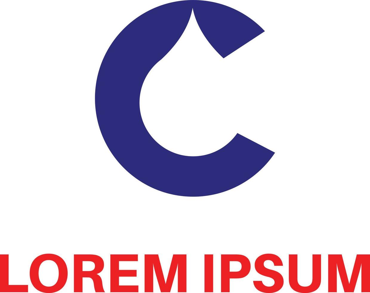 logotipo comum criativo para sua empresa ou barnd vetor