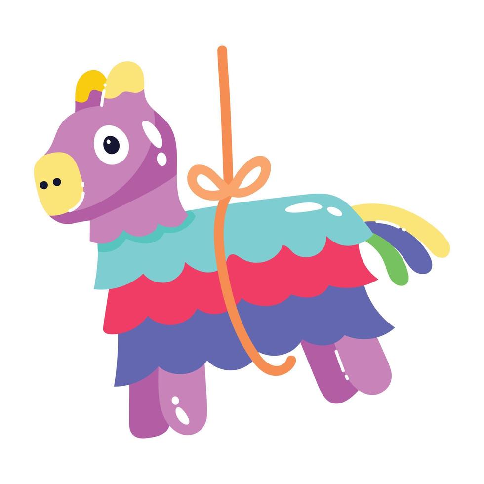 cavalo piñata na moda vetor