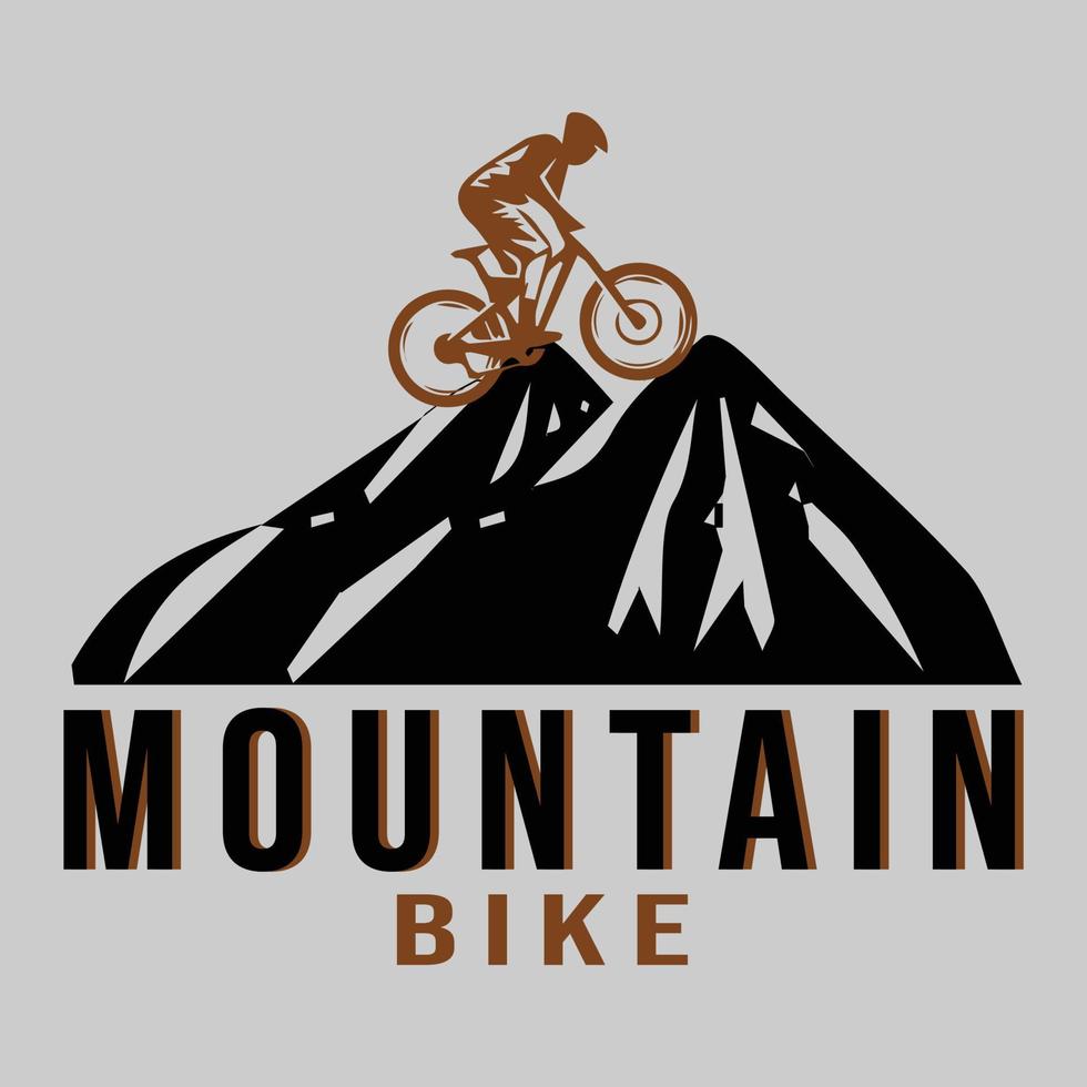 vetor de camiseta de mountain bike