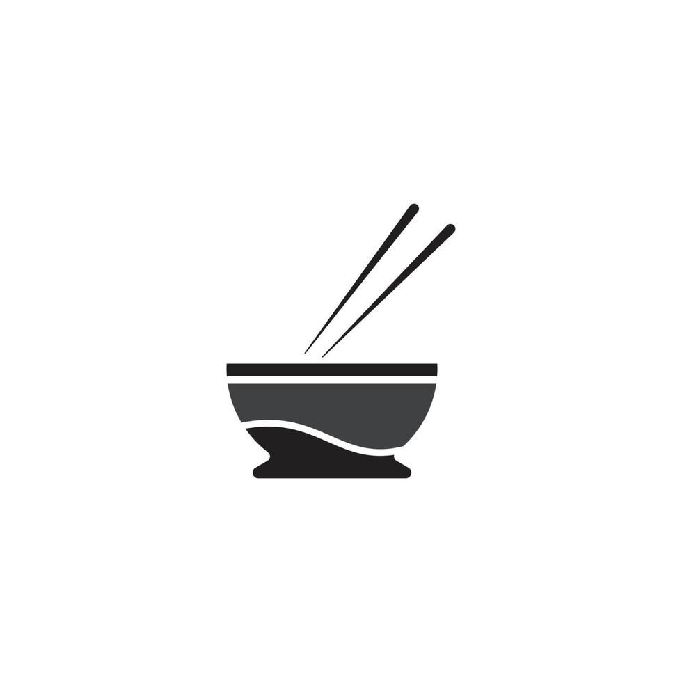 ícone de vetor de comida de tigela
