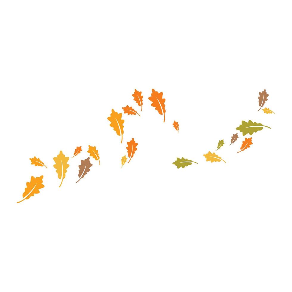 fundo de folha de outono vetor