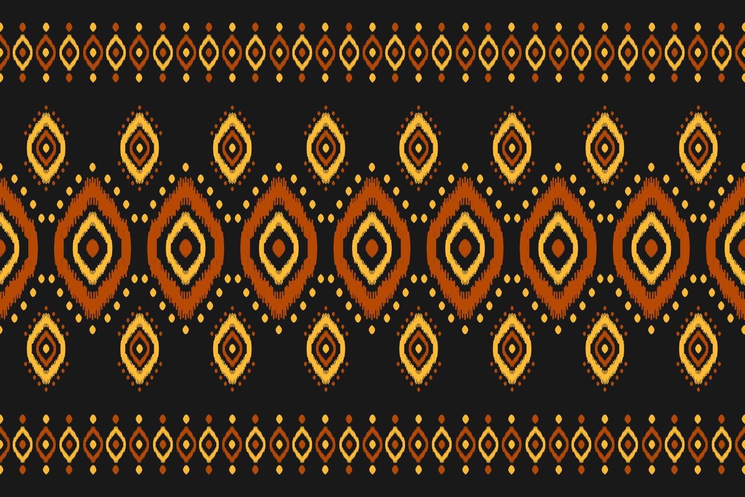 tapete étnico tribal arte padrão. padrão sem emenda de ikat étnico. estilo americano, mexicano. vetor