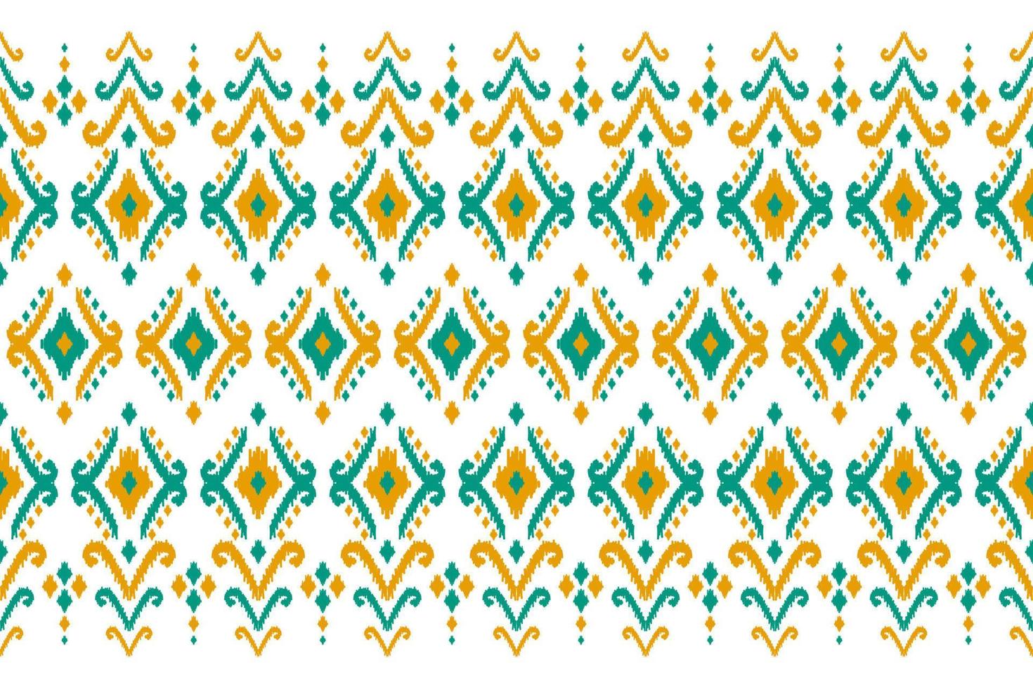 tapete étnico ikat arte padrão. sem costura padrão geométrico étnico ikat em tribal. estilo mexicano. vetor