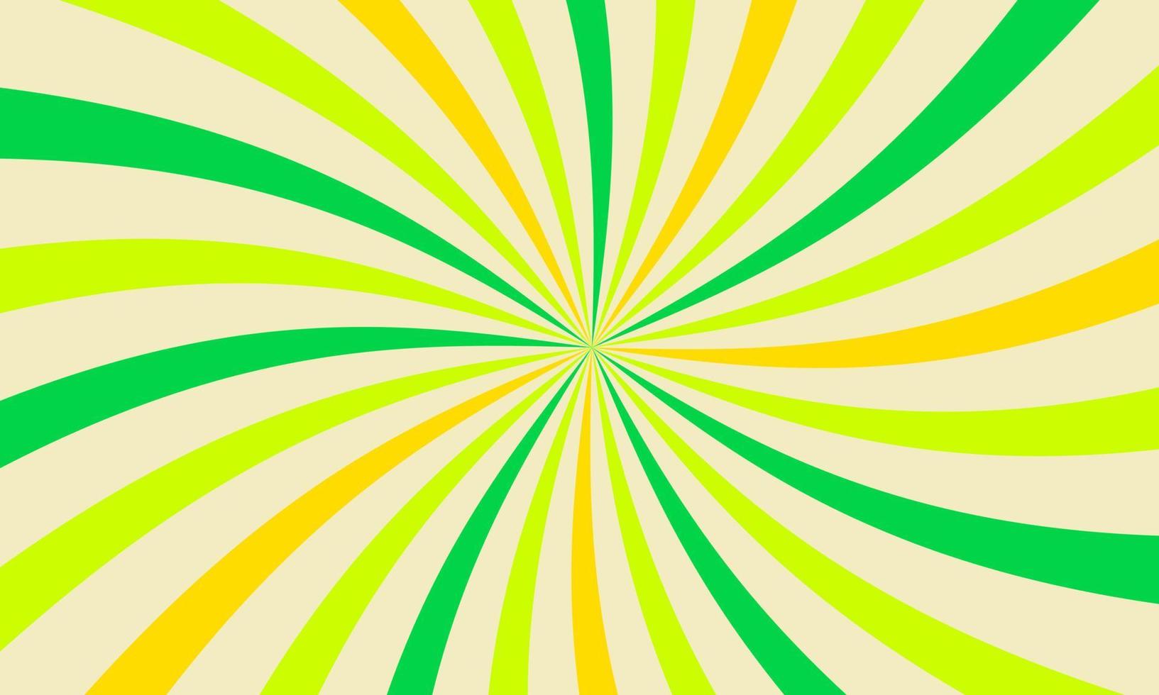 fundo abstrato com linhas verdes e amarelas. ilustração vetorial vetor