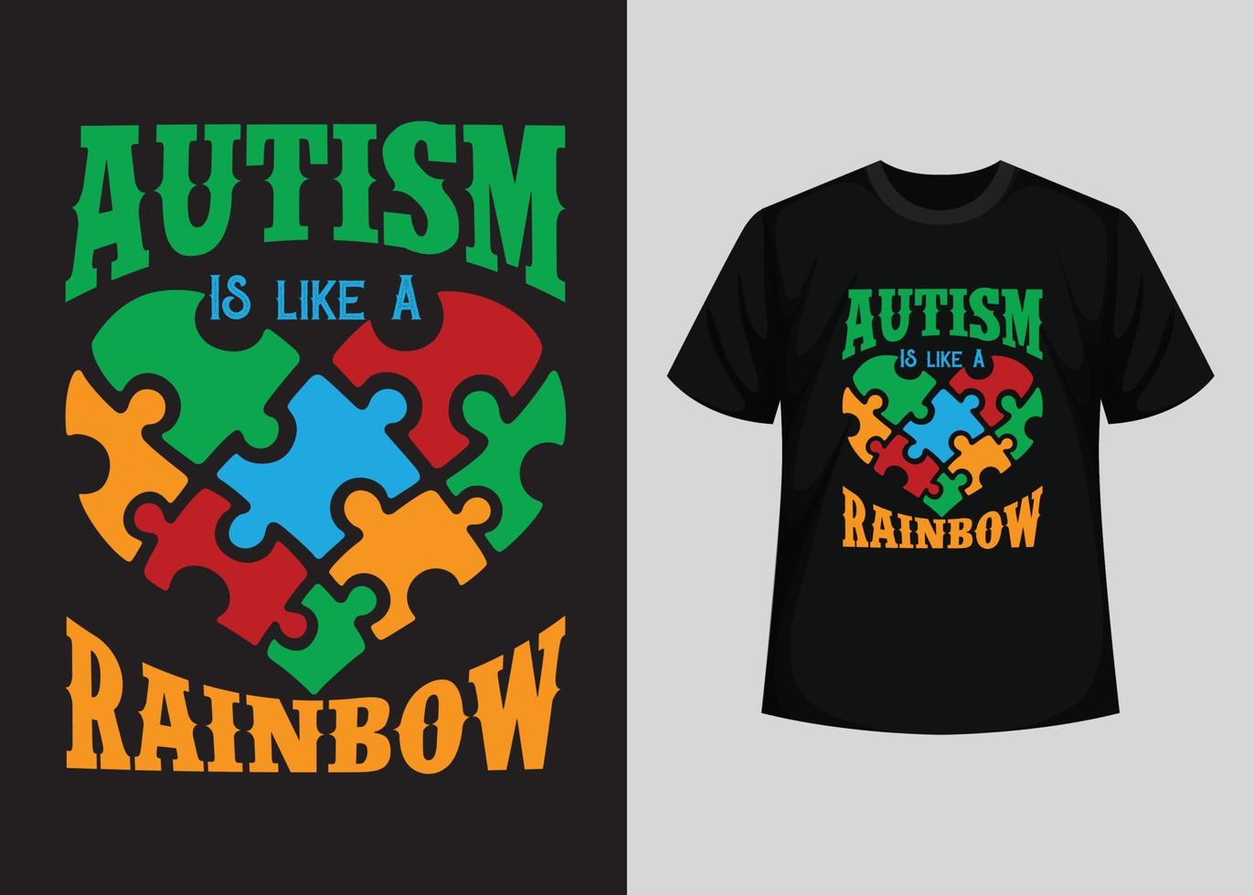 design de camiseta do dia da conscientização do autismo, design incrível de camiseta do dia do autismo, design de camiseta do dia mundial de conscientização do autismo, camiseta de tipografia, vetor e elementos de ilustração para produtos imprimíveis