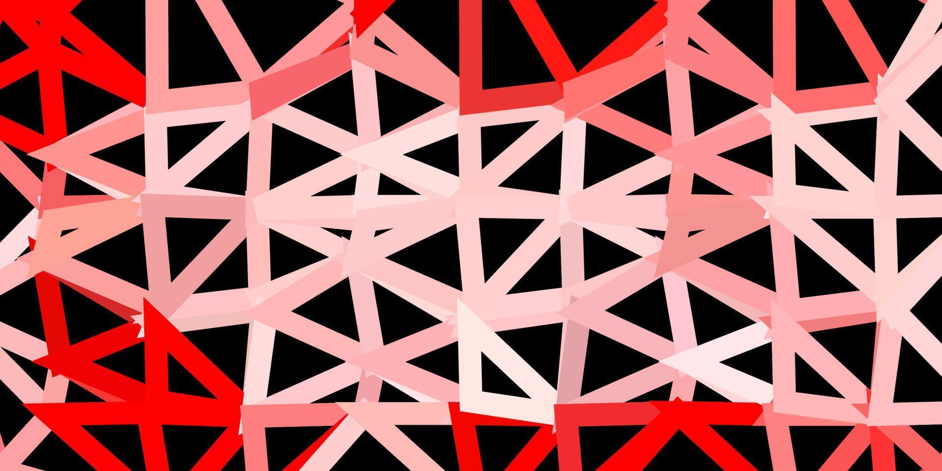 layout poligonal geométrico do vetor vermelho claro.