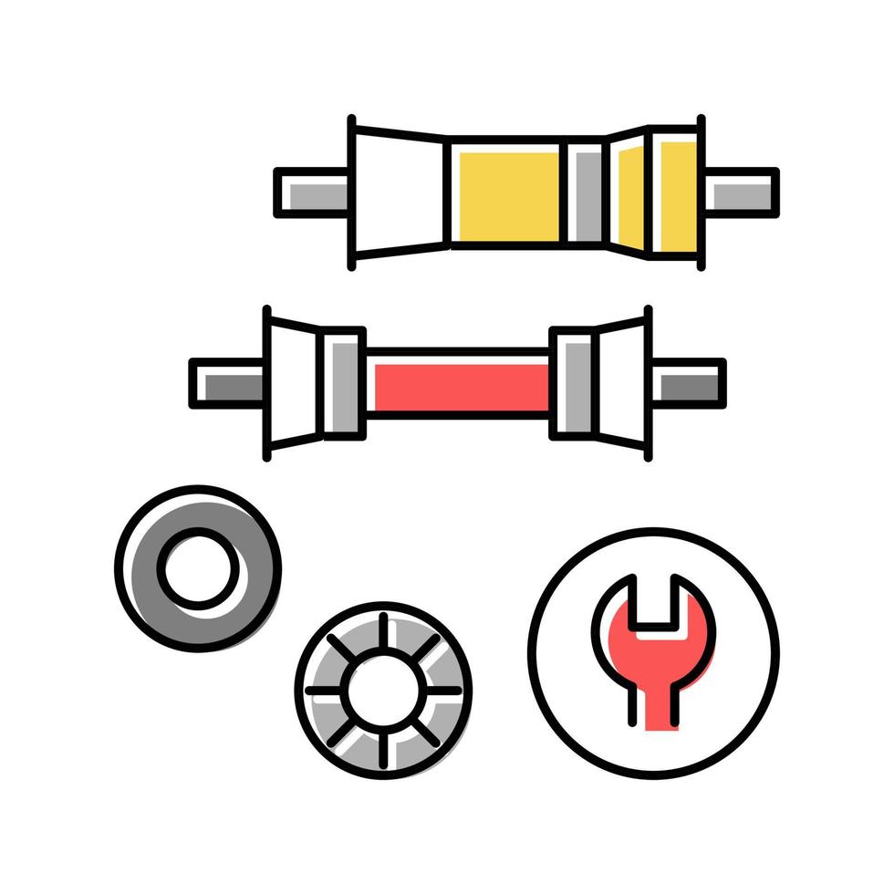 ilustração em vetor ícone de cor de eliminação de transporte do suporte inferior