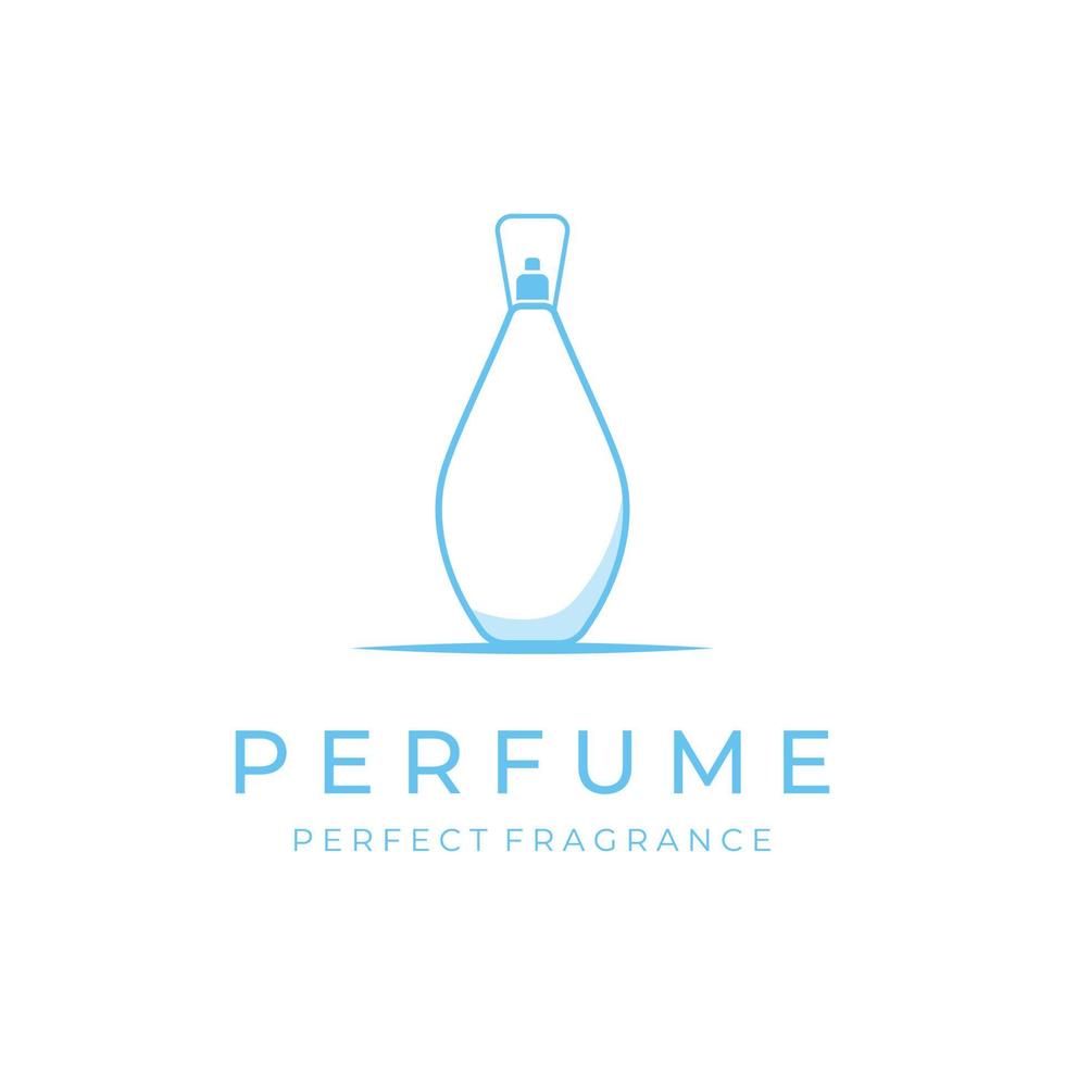 design de logotipo criativo cosmético de perfume de perfume de luxo isolado pode ser usado para negócios, empresas, cosméticos e perfumarias. vetor