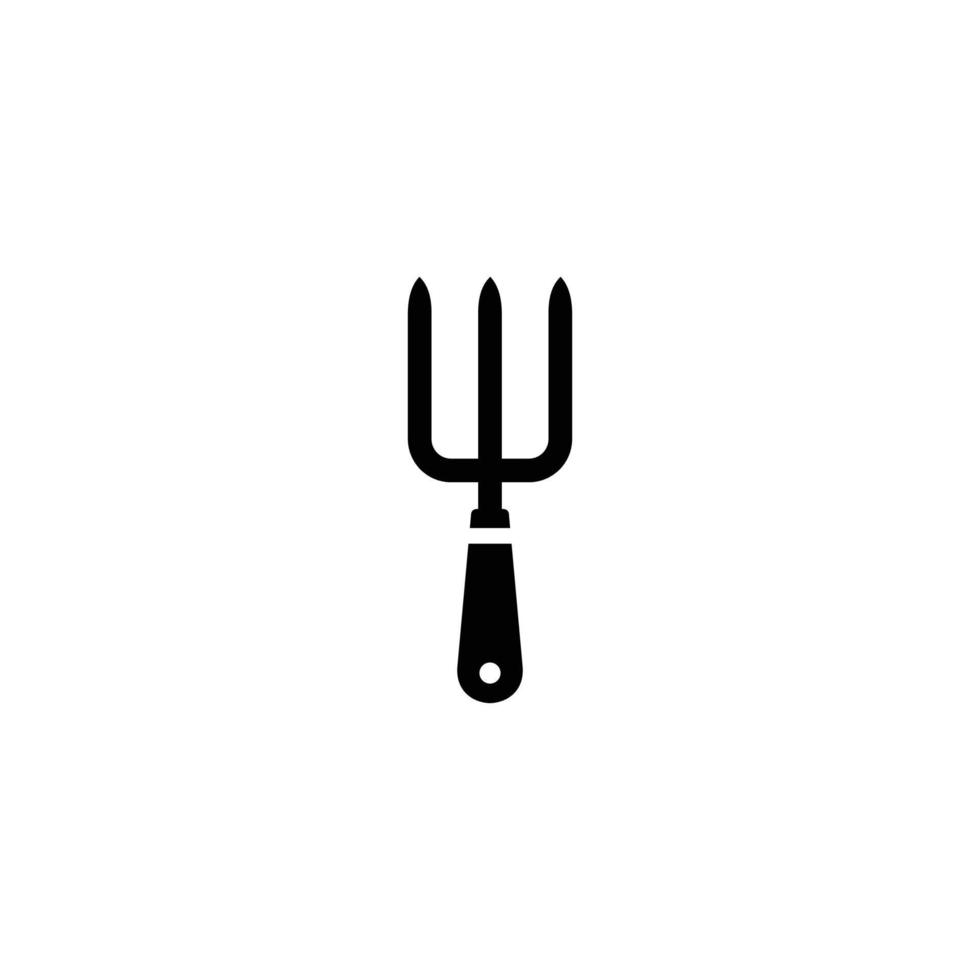 vetor de símbolo de ícone de garfo de mão