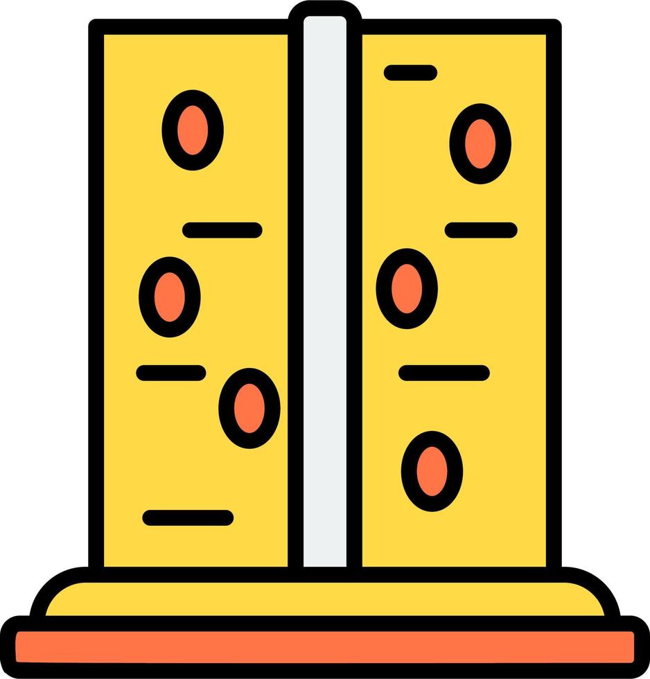 ícone de vetor de parede de escalada