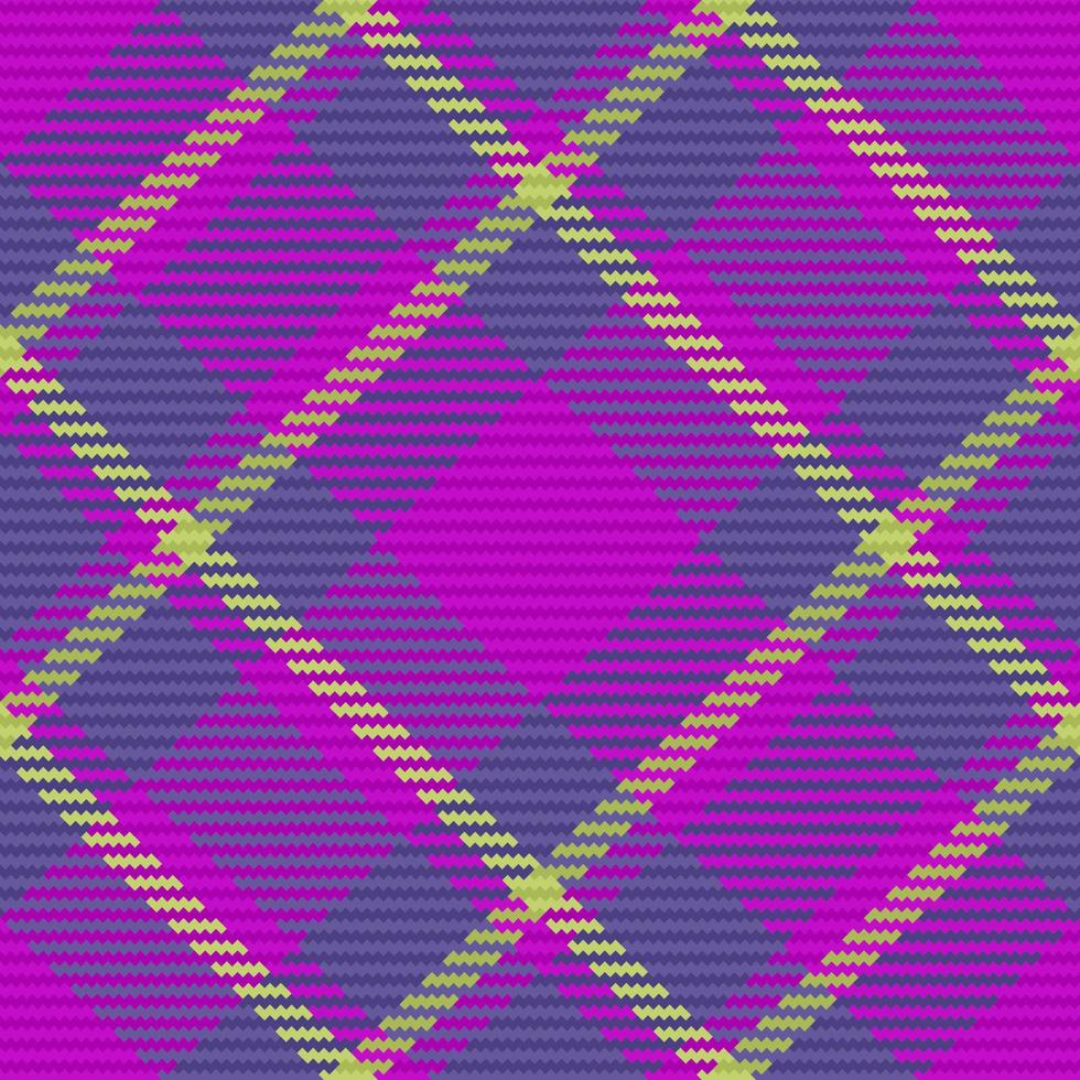 tecido tartan de vetor. fundo xadrez sem emenda. verificação de padrão de textura têxtil. vetor