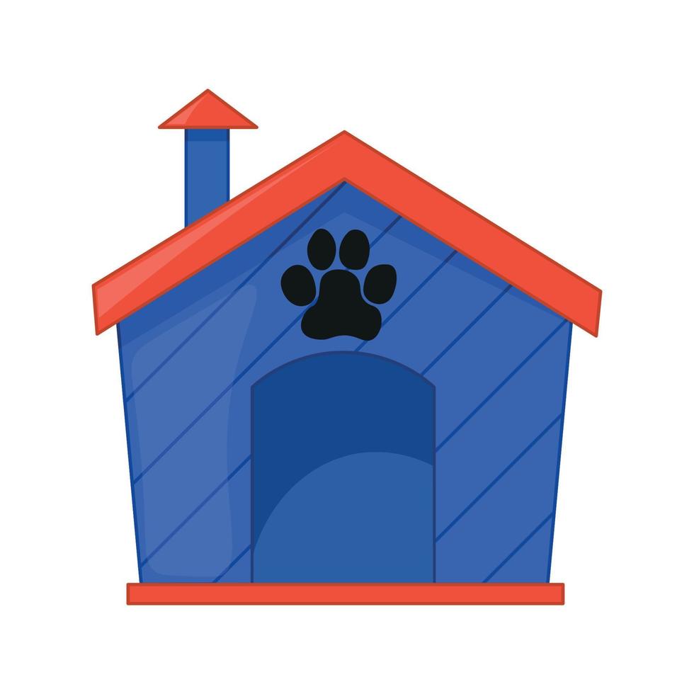 ilustração vetorial de cachorro de casa de animais vetor