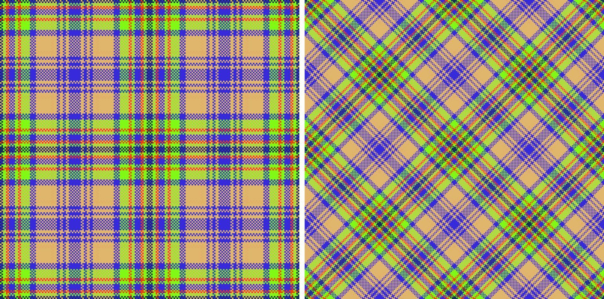 vetor têxtil sem costura. tecido de verificação de textura. fundo xadrez padrão tartan.