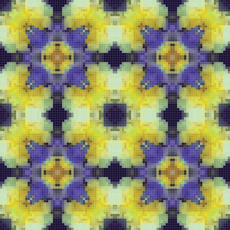 design de padrão sem costura em mosaico geométrico, design têxtil repetido, design de superfície. vetor