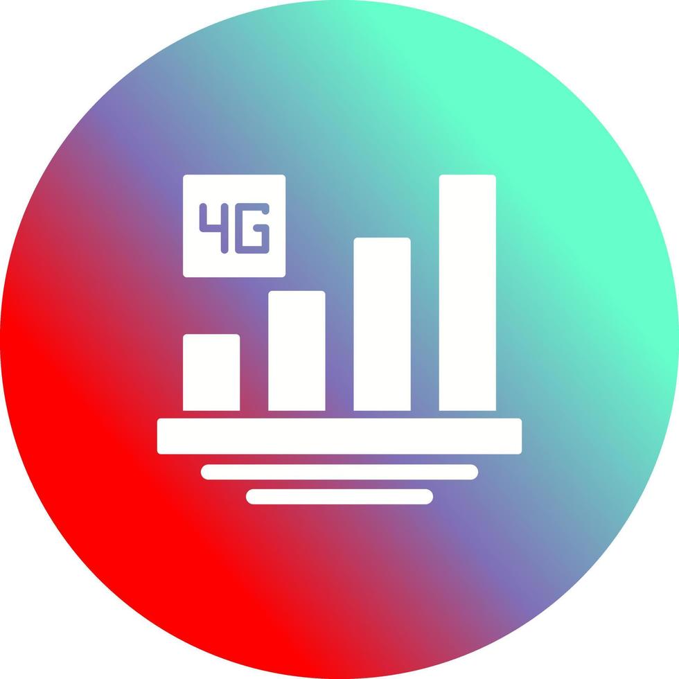 ícone de vetor 4g