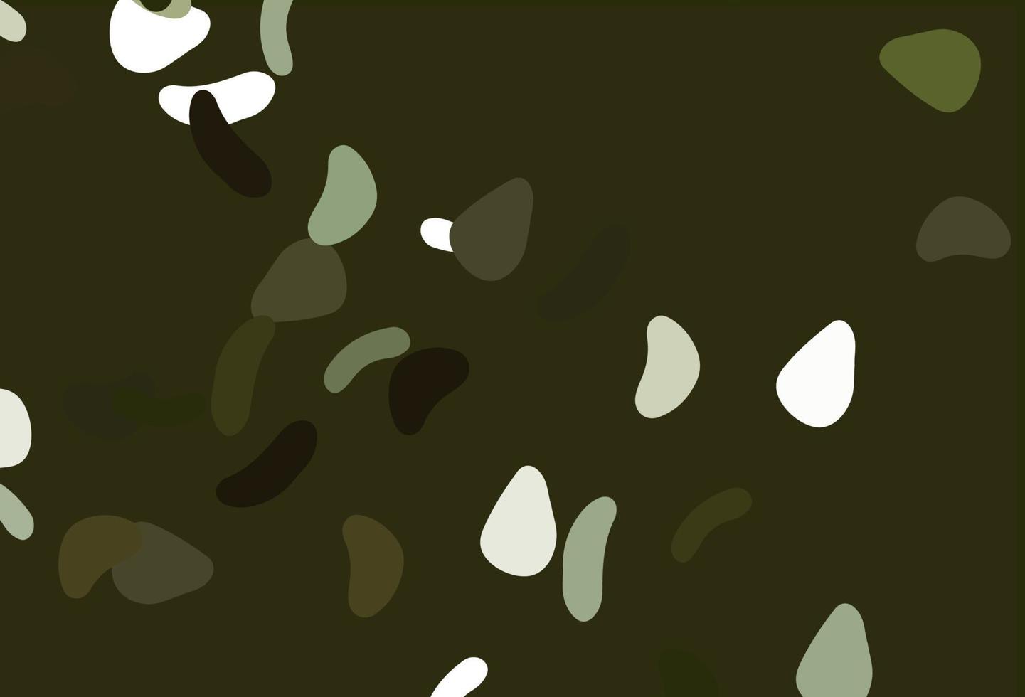 textura de vetor verde claro com formas aleatórias.