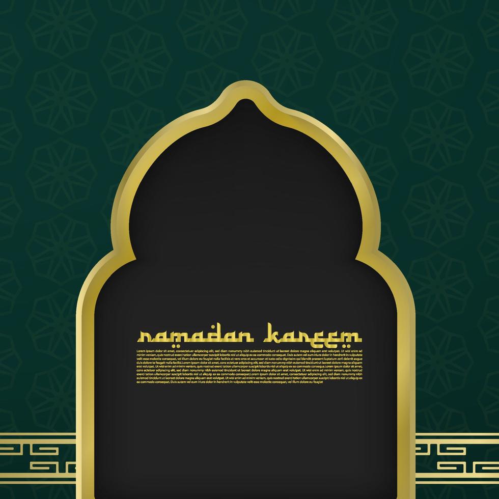 fundo islâmico ramadan kareem papel de parede vetor hd