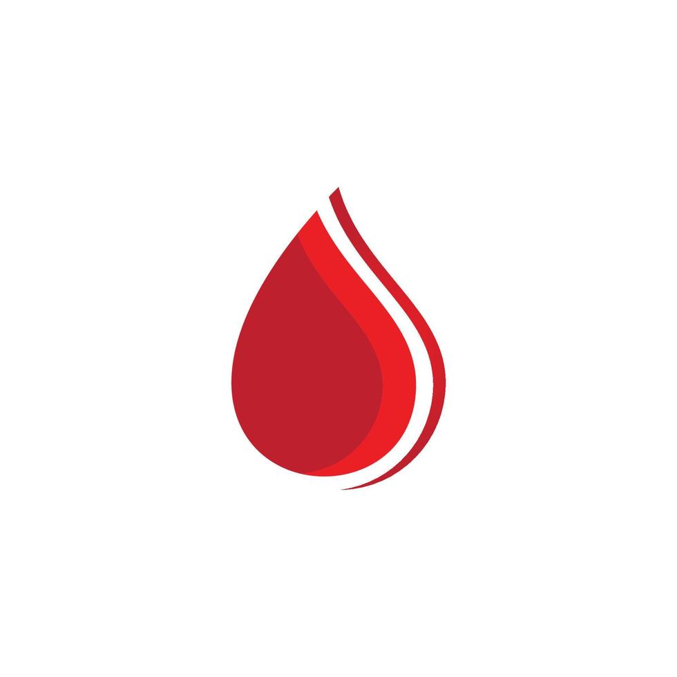 logotipo de ilustração de sangue vetor