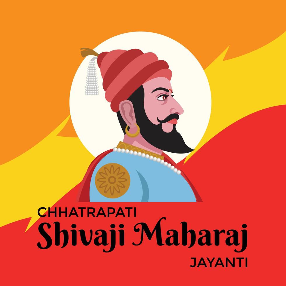 vetor de chhatrapati shivaji maharaj jayanti