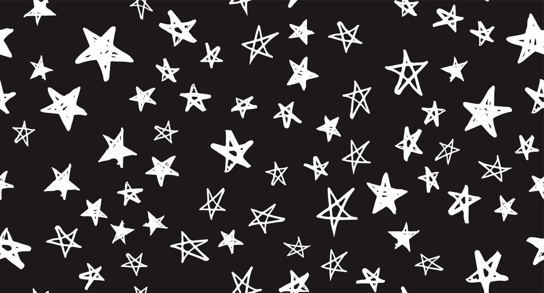 3349.epsgrande conjunto de estrelas. ilustrações de rabiscos desenhados à mão vetor