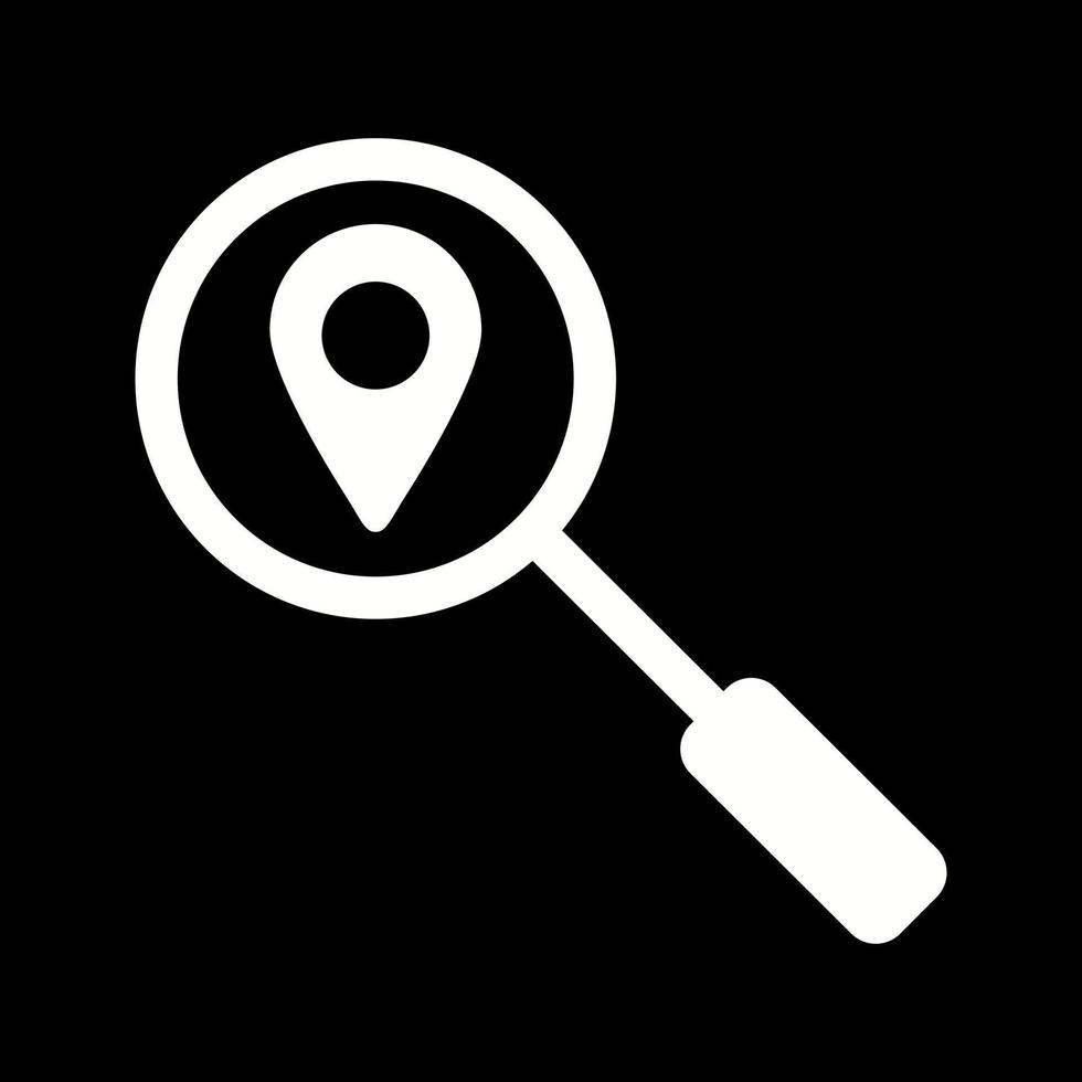 ícone de vetor de serviços de rastreamento exclusivo