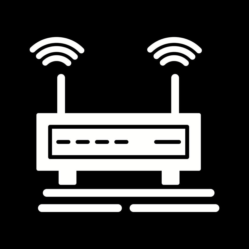 ícone de vetor de sinais wi-fi