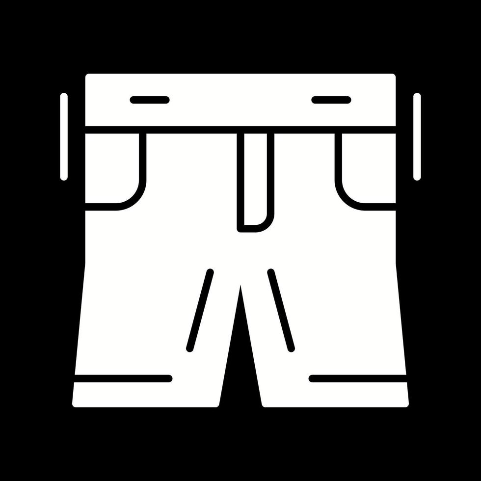 ícone de vetor de shorts