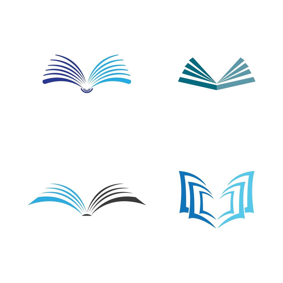 imagens do logotipo do livro vetor