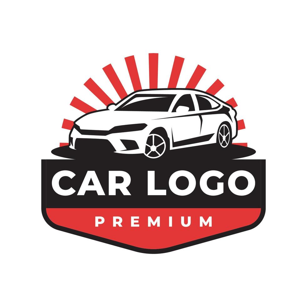 design de logotipo de vetor de carro esportivo. logotipo do super carro.