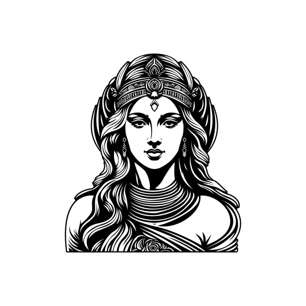 ilustração de logotipo de mulher de beleza vetor