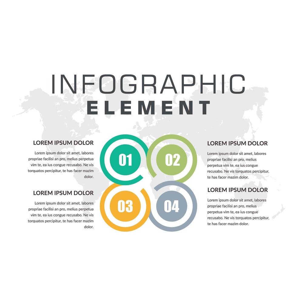 infográfico de negócios design de vetor de elemento