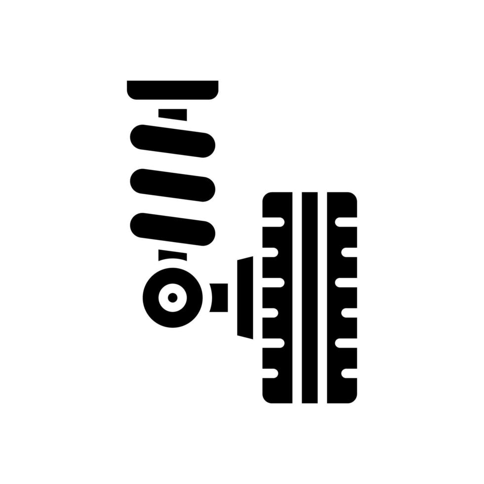 ícone de suspensão do carro para seu site, celular, apresentação e design de logotipo. vetor