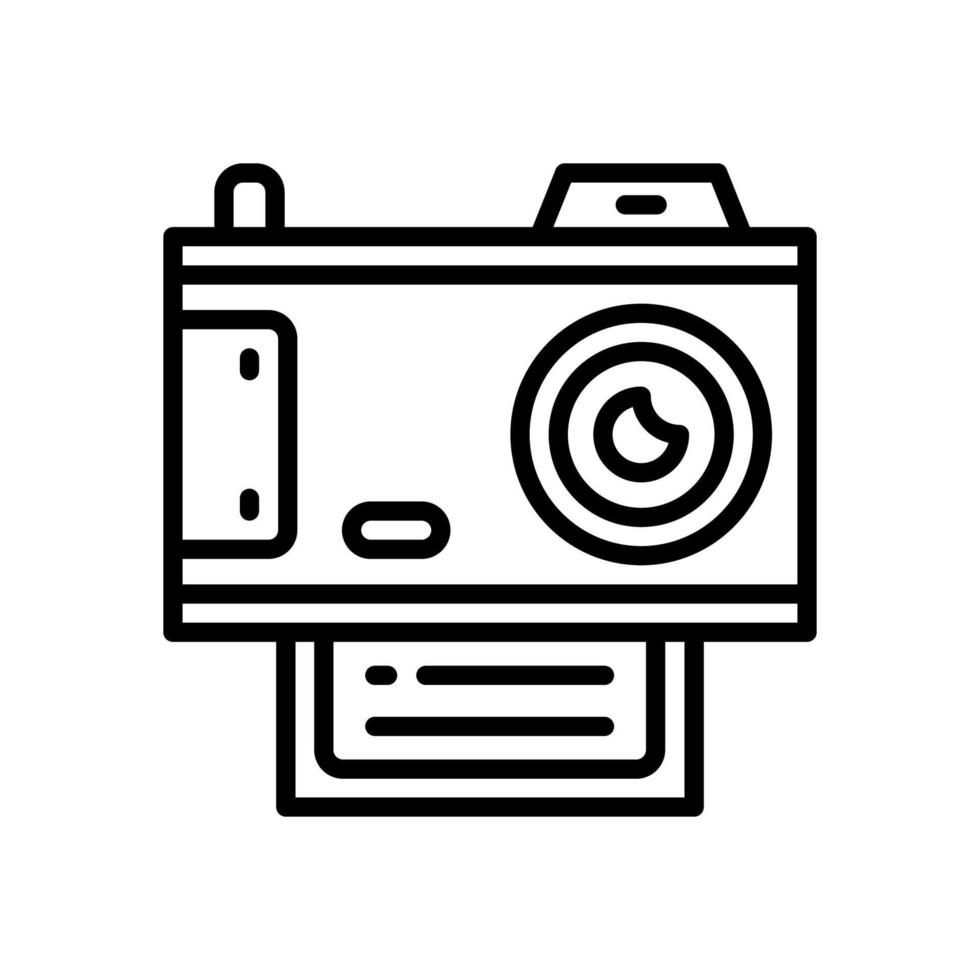 ícone da câmera para seu site, celular, apresentação e design de logotipo. vetor